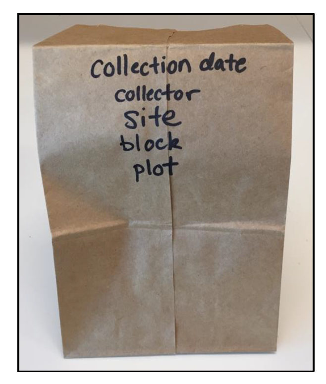 How to label paper bag